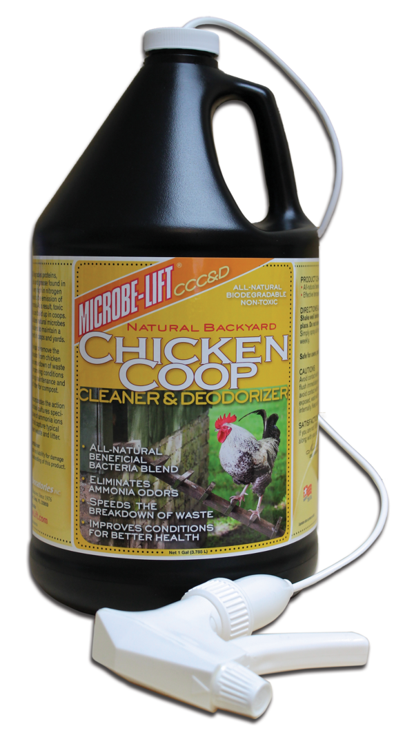 Natural Backyard Chicken Coop Cleaner & Deodorizer MicrobeLift