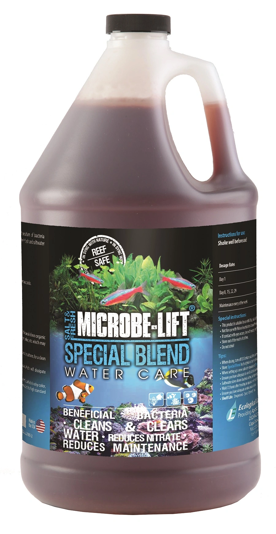MICROBE-LIFT Xtreme - Préparateur d'eau pour Une Eau d'aquarium adaptée aux  Poissons, neutralise Les substances Toxiques pour Les Poissons présentes